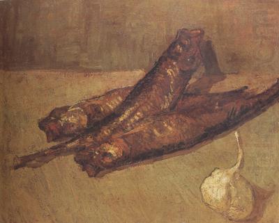 Still Life with Bloaters and Garlic (nn04), Vincent Van Gogh